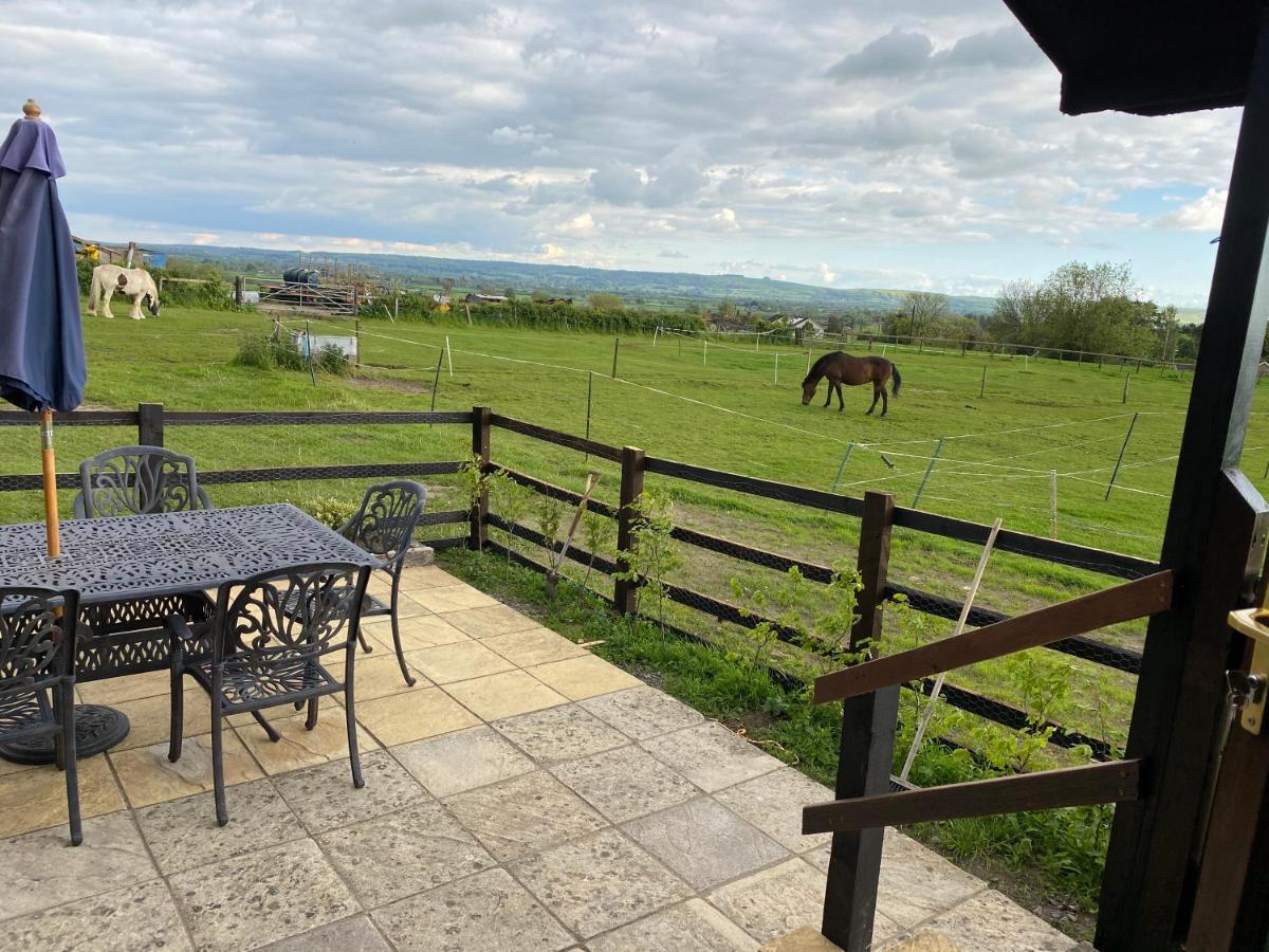 Rew Farm Country & Equestrian Accommodation - Sunrise Lodge Melksham Exteriör bild